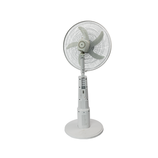 Midea Battery Rechargeable Stand Fan White FS45-23MRD