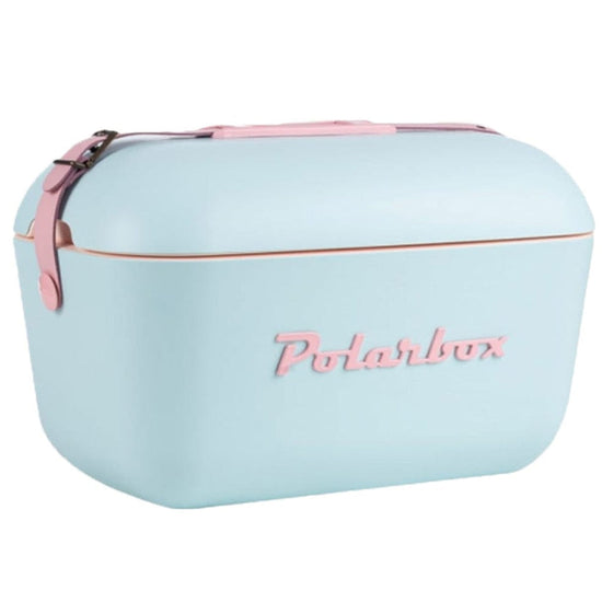 PolarBox Retro Cooler Box 12 Litre Sky Blue 1-9272