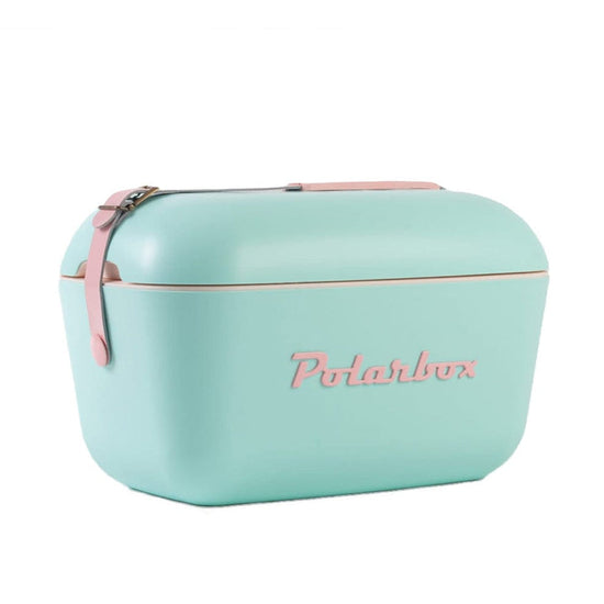 PolarBox Retro Cooler Box 12 Litre Cyan 9264