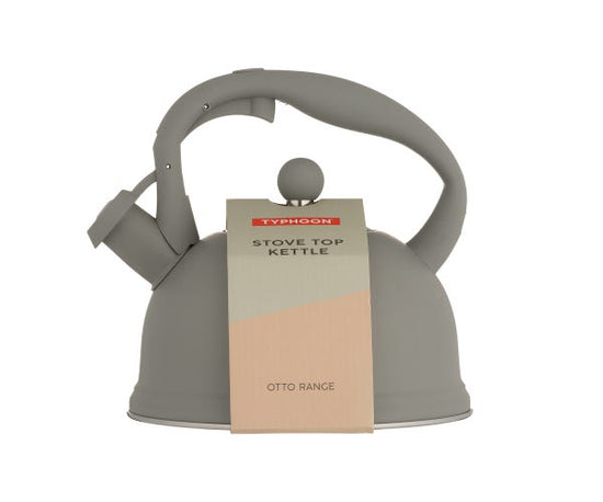 Typhoon Otto Whistling Kettle 1.8L Grey TY1400.161