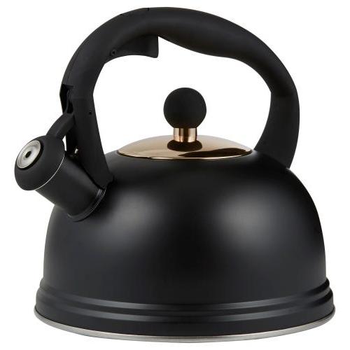 Typhoon Otto Whistling Kettle 1.8L Black TY1401.173