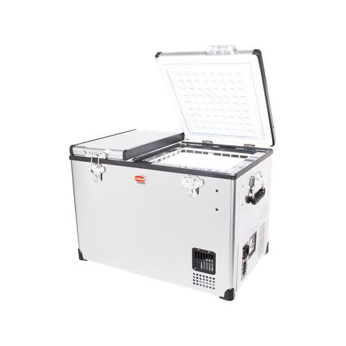 Snow master 56l Dual compartment stainless steel freezer SMDZ-CL56D