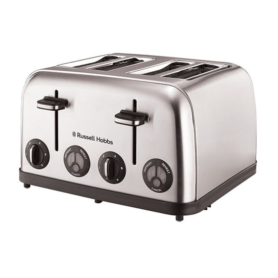 Russell Hobbs 4 Slice Stainless Steel Toaster 13976