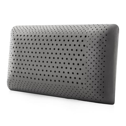 Malouf Bamboo Charcoal Z Zoned Memory Foam Pillow Queen MAL-ZZQQMPZB