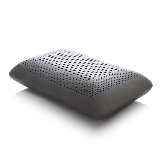 Malouf Bamboo Charcoal Z Zoned Memory Foam Pillow Queen MAL-ZZQQMPZB