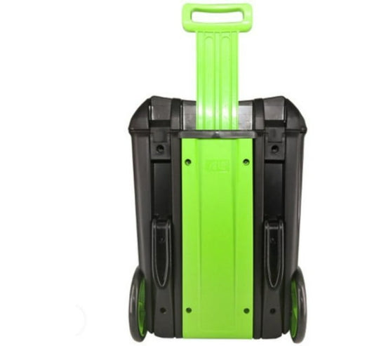 Rolo Trolley School Bag Waterproof 34 L Black & Lime