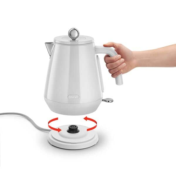 Delonghi Kettles Eclettica Whimsical White KBY2001.W