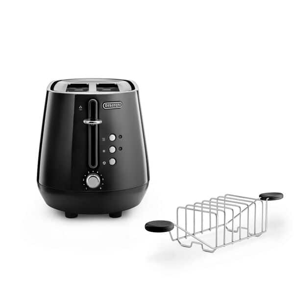 Delonghi 2-Slice Toasters Eclettica Bold Black CTY2103.BK