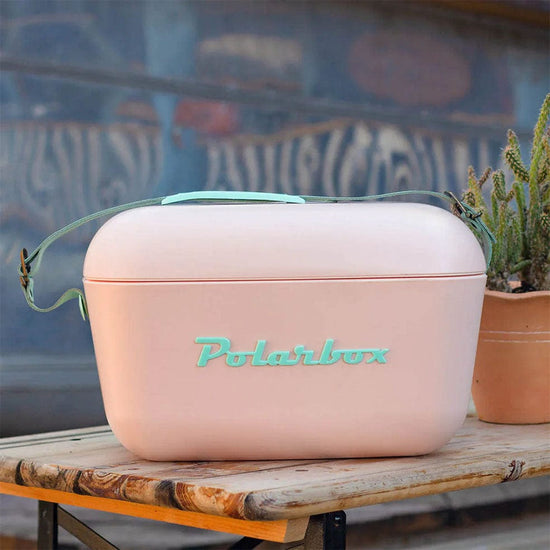 PolarBox Retro Cooler Box 12 Litre Pink 1-9276