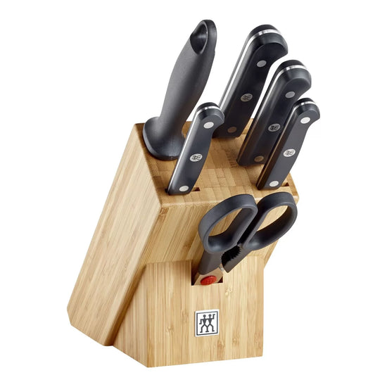 Zwilling Gourmet Knife Block Set 7pc Bamboo ZW-36131-002-0