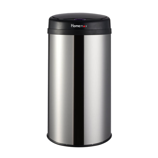 HomeMax 30L Silver Sensor Bin Round HSB005