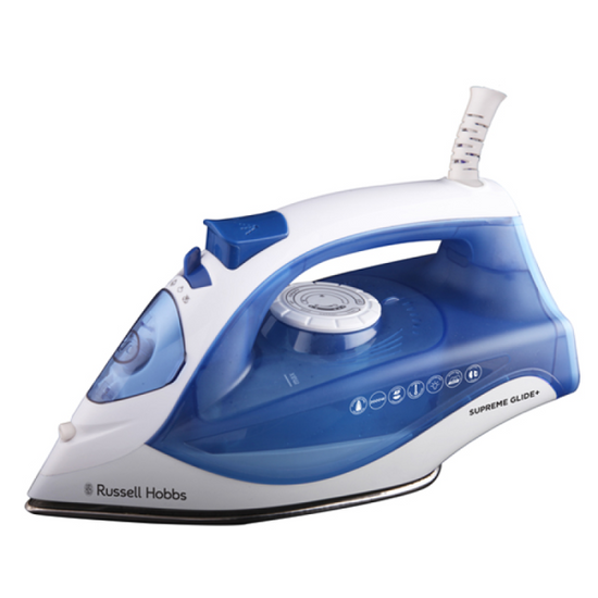 Russell Hobbs Supreme Glide+ and Steam Spray Dry Iron 2000W RHI2010BL