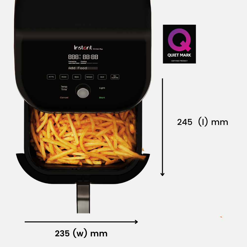 Instant Vortex Plus 6-in-1 Air Fryer with ClearCook 5.7 Litre 140-3102-10-SA