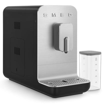 Smeg Bean to Cup Coffee Machine 19 Bar With Auto Frothing System Black BCC13BLMEU