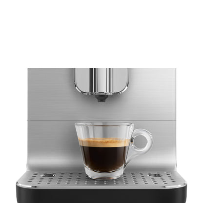 Smeg Bean to Cup Coffee Machine 19 Bar With Auto Frothing System Black BCC13BLMEU