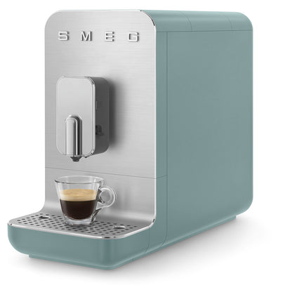 Smeg Bean to Cup Coffee Machine 19 Bar With Auto Frothing System Emerald Green BCC13EGMEU