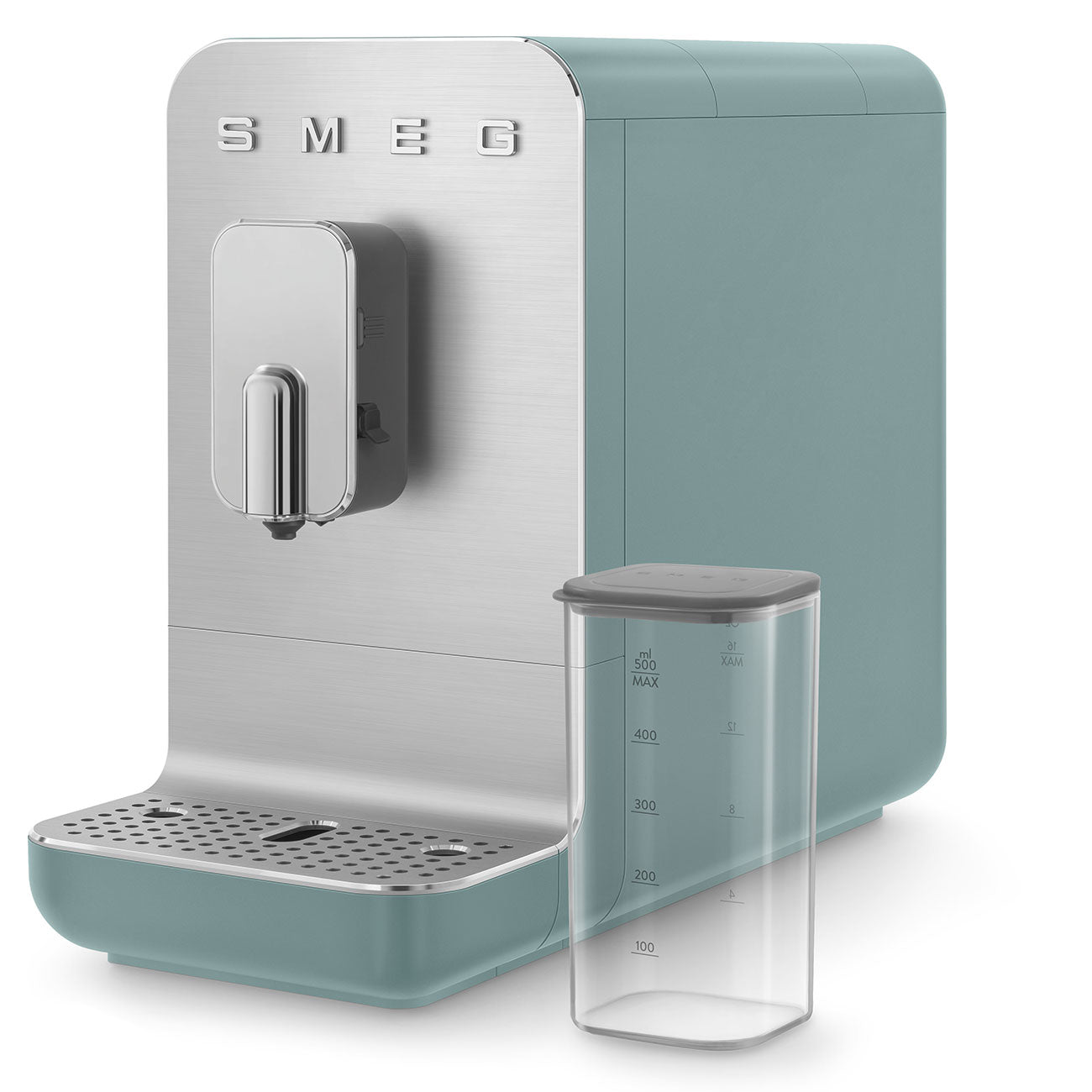 Smeg Bean to Cup Coffee Machine 19 Bar With Auto Frothing System Emerald Green BCC13EGMEU