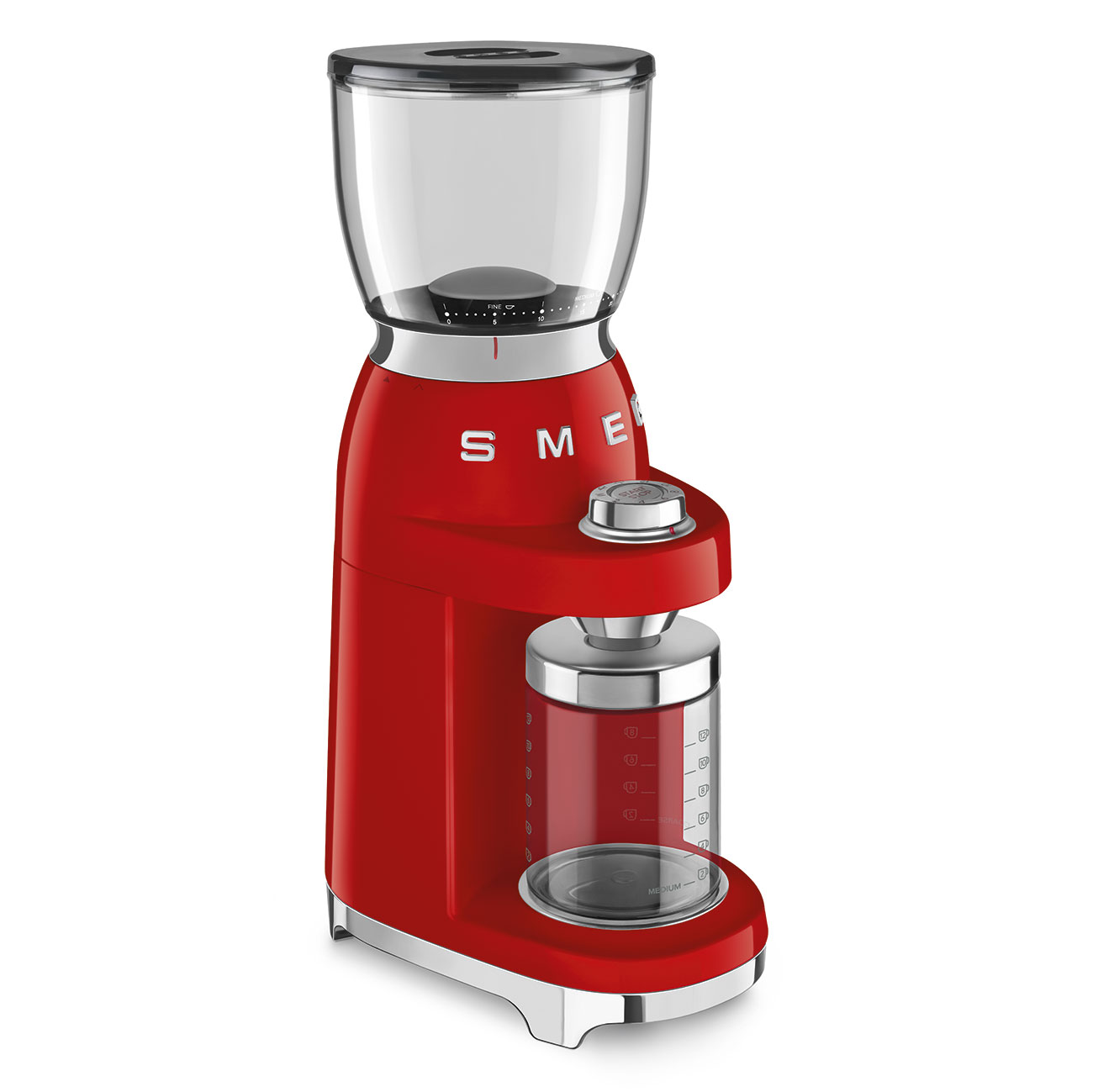 Smeg 50's Style Coffee Grinder Red CGF01RDSA
