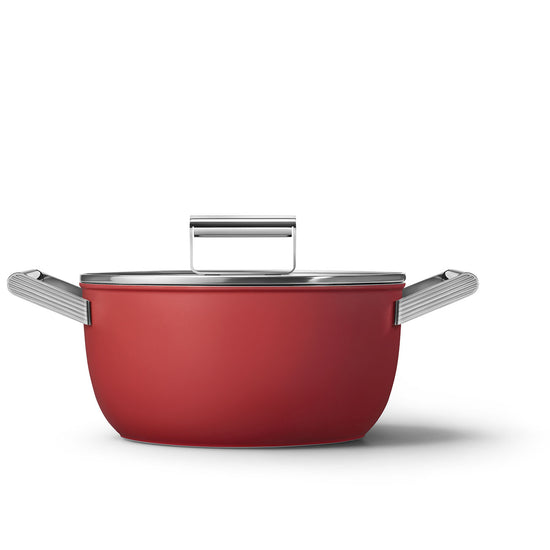 Smeg Casserole Dish 24cm Red