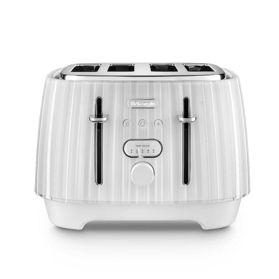 Delonghi Ballerina 4 Slice Toaster White CTD4003.W