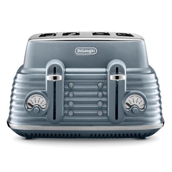 Delonghi Scultura Selections Mineral Blue 4 Slice Toaster CTZS 4003.AZ