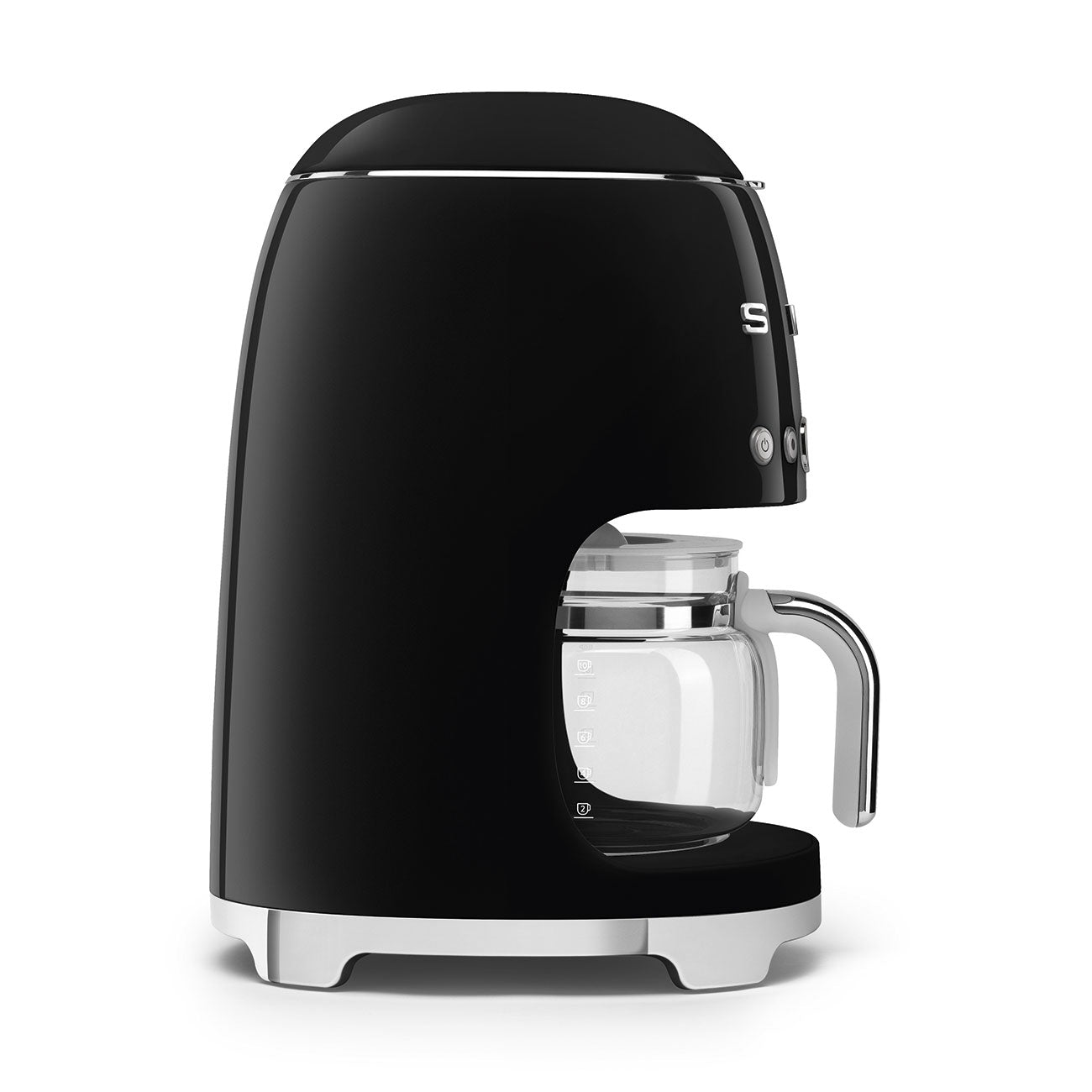 Smeg 50's Style Retro Drip Filter Coffee Machine Black DCF02BLSA