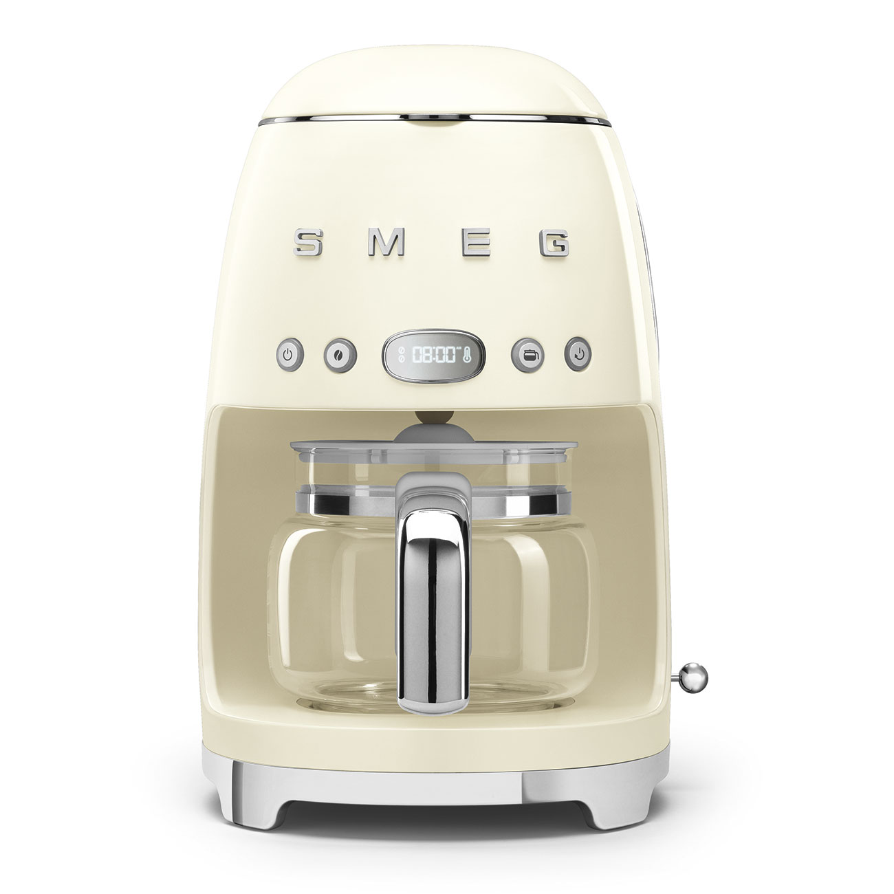 Smeg 50's Style Retro Drip Filter Coffee Machine Cream DCF02CREU