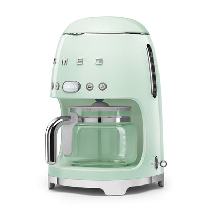 Smeg 50's Style Retro Drip Filter Coffee Machine Pastel Green DCF02PGEU