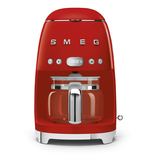 Smeg 50's Style Retro Drip Filter Coffee Machine Red DCF02RDEU