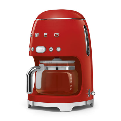 Smeg 50's Style Retro Drip Filter Coffee Machine Red DCF02RDEU