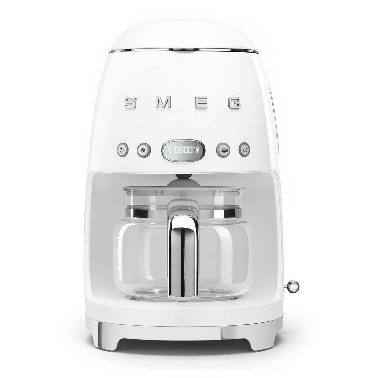 Smeg 50's Style Retro Drip Filter Coffee Machine White DCF02WHEU