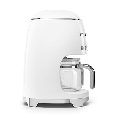 Smeg 50's Style Retro Drip Filter Coffee Machine White DCF02WHEU