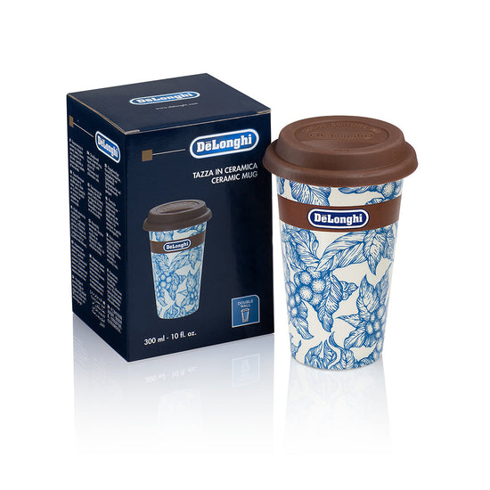 Delonghi Thermal Mug Blu Flower 300ml DLSC064