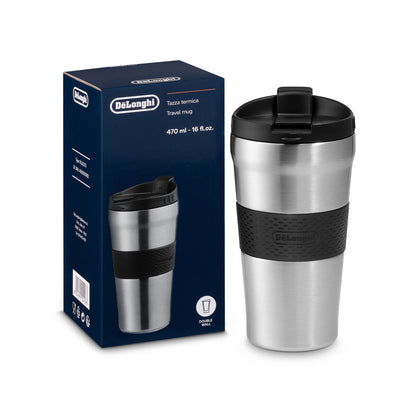 Delonghi Thermal Travel Cup Stainless Steel 470ml DLSC073