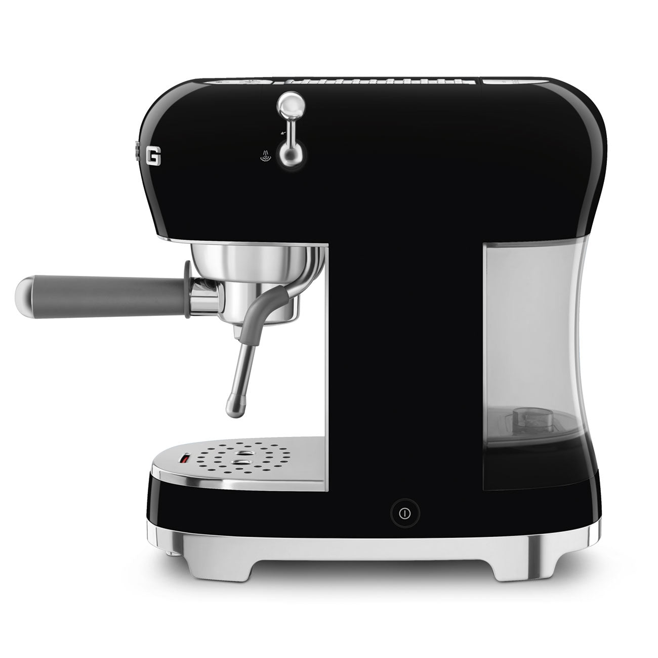 Smeg 50's Style Espresso Manual Coffee Machine Black ECF02BLEU