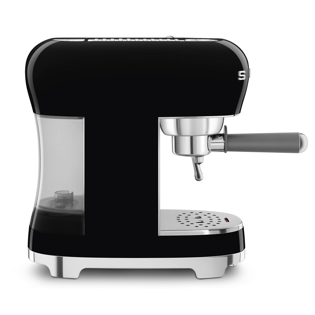 Smeg 50's Style Espresso Manual Coffee Machine Black ECF02BLEU