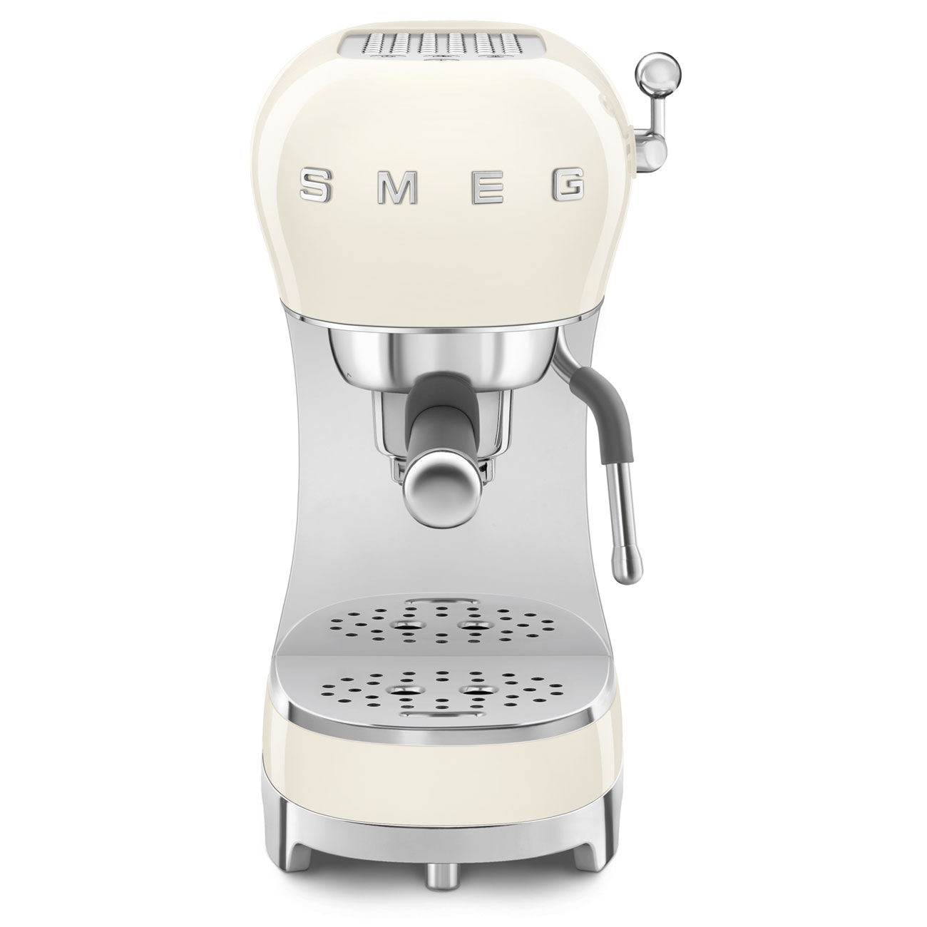 Smeg 50's Style Espresso Manual Coffee Machine Cream ECF02CREU