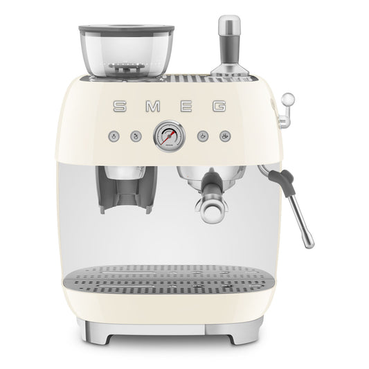 Smeg 2.4L Cream Espresso Coffee Machine EGF03CREU