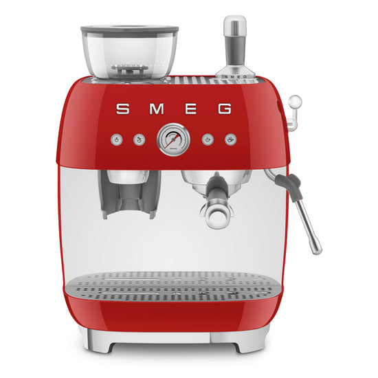 Smeg 2.4L Red Espresso Coffee Machine EGF03RDEU