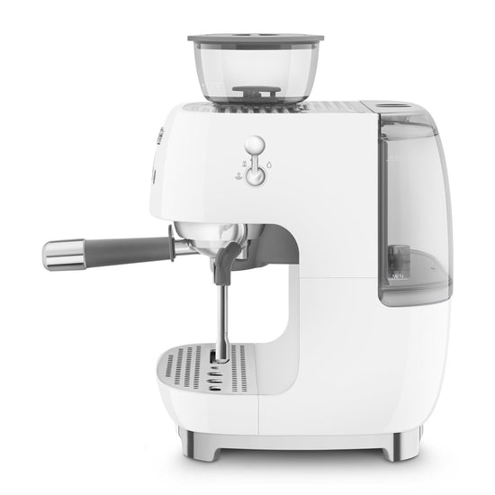 Smeg 2.4L White Espresso Coffee Machine EGF03WHEU