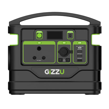 GIZZU 518Wh Portable Power Station 1 x 3 Prong SA Plug Point GPS500