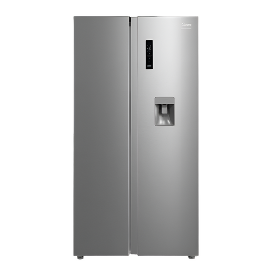 Midea 513L Inverter Side by Side refrigerator Stainless Steel HC-689WEN