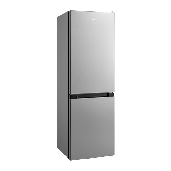 Midea 175L Bottom Freezer Fridge Silver HD-220RN-SILVER