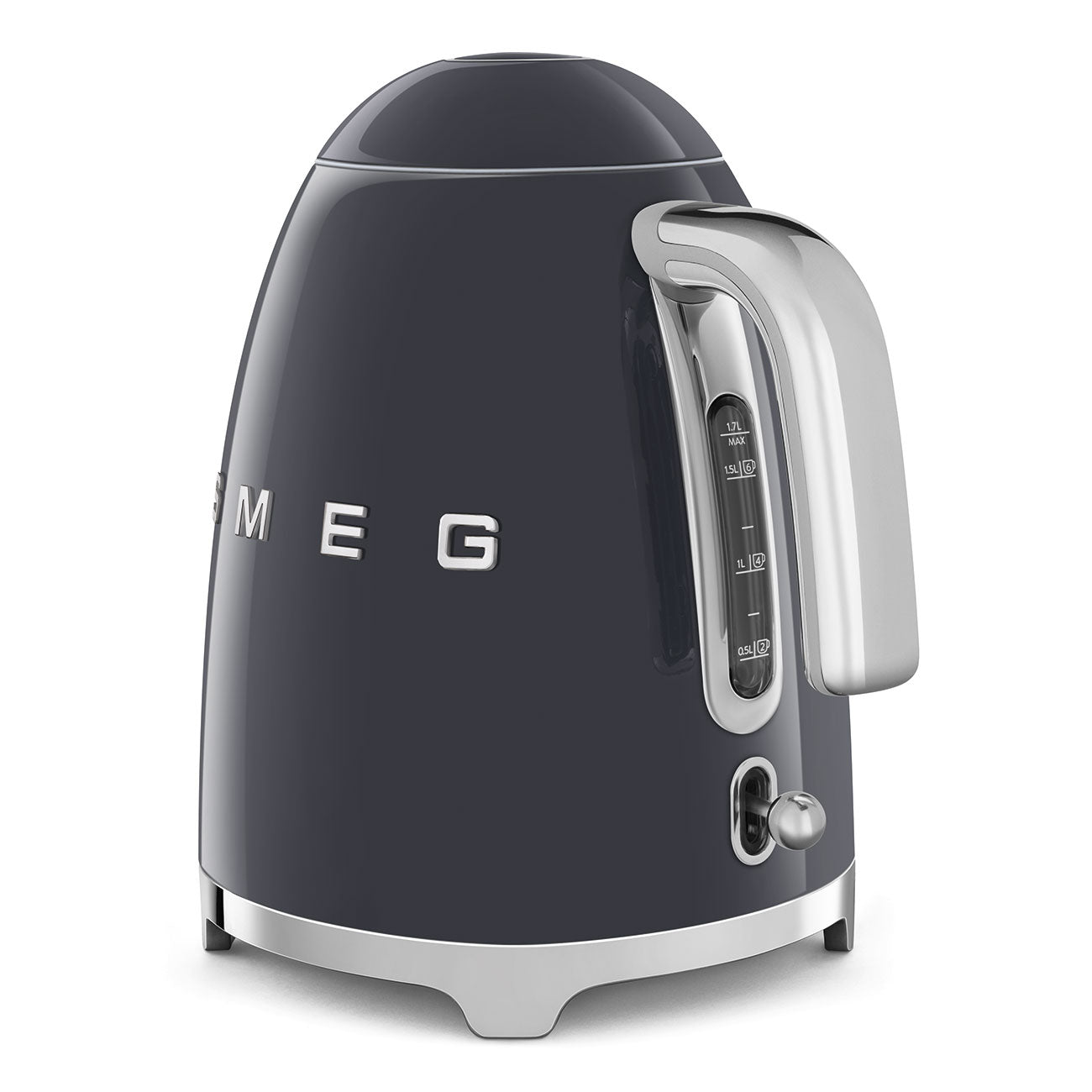 Smeg Retro 50's Style Electric Kettle 1.7 Litre Grey KLF03GRSA