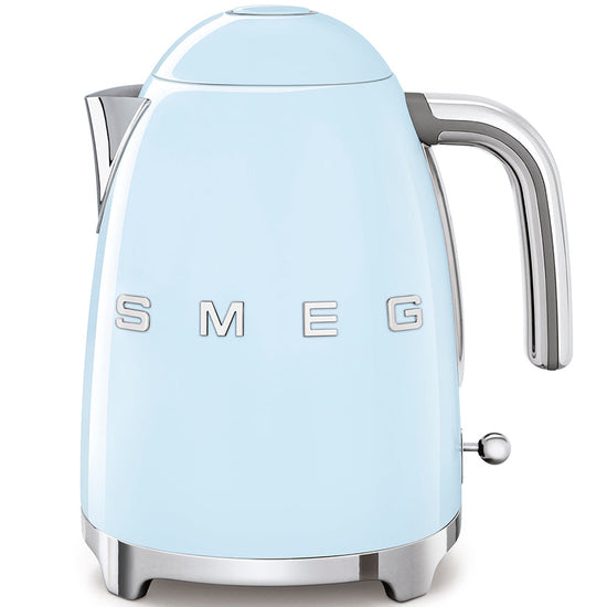 Smeg Retro 1.7l Kettle & 2 Slice Toaster Pastel Blue Combo KLF03PBSA + TSF01PBSA