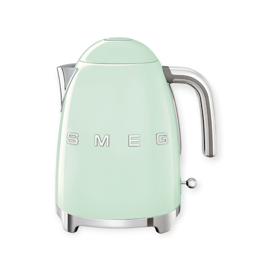 Smeg Retro 50's Style Electric Kettle 1.7 Litre Pastel Green KLF03PGSA