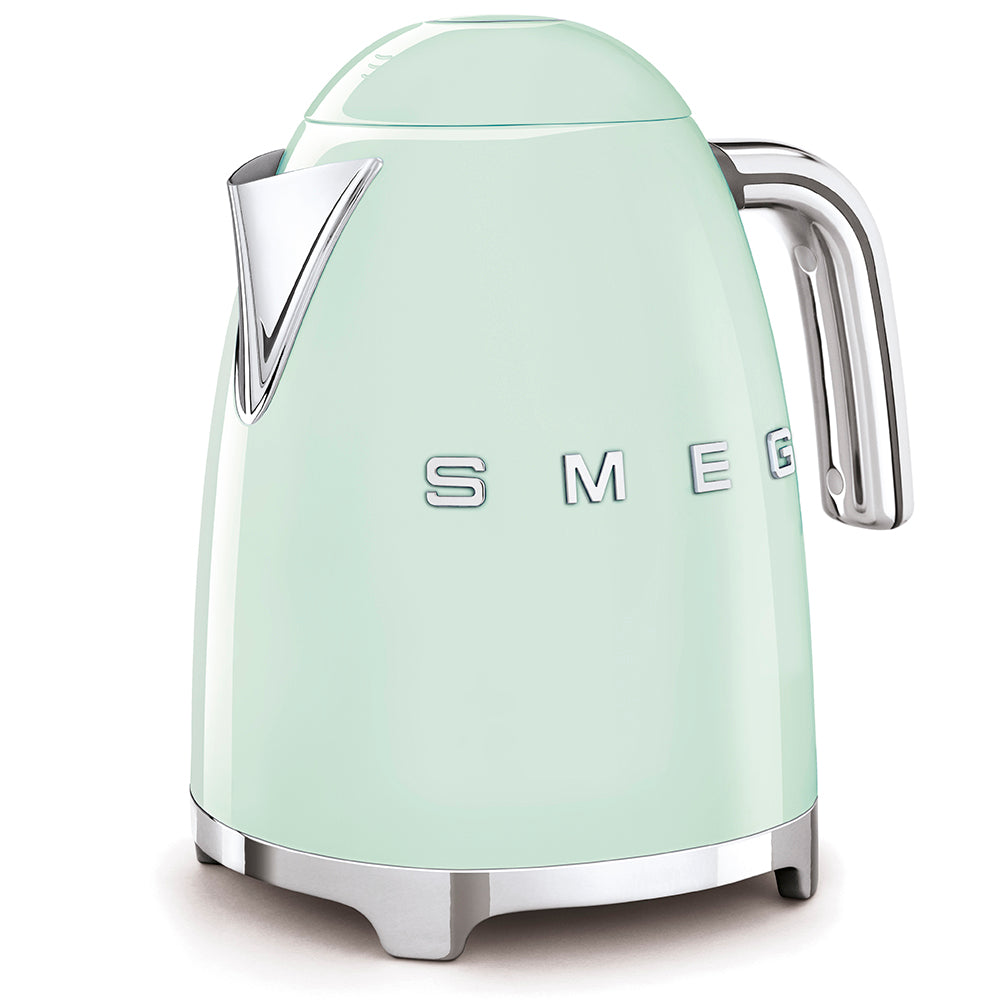 Smeg Retro 50's Style Electric Kettle 1.7 Litre Pastel Green KLF03PGSA