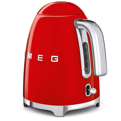 Smeg Retro 50's Style Electric Kettle 1.7 Litre Red KLF03RDSA