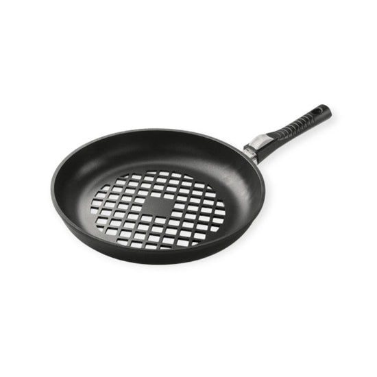 Risoli BBQ Non-Stick Grill Pan With Click-Off Handle 32cm OP103BQS/32T