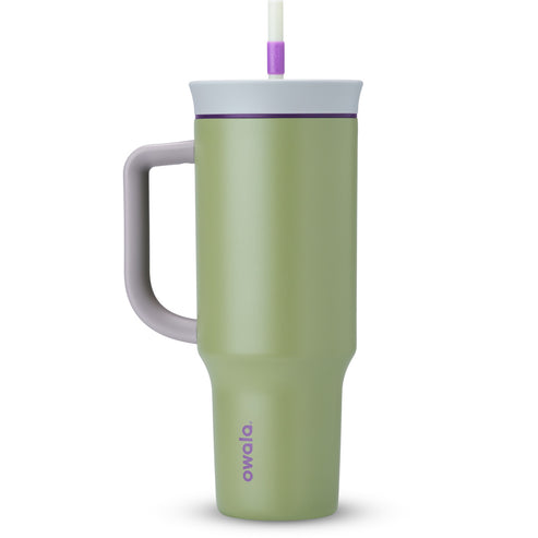 Owala 40oz Stainless Steel Travel Mug with Straw 1.1L Green